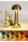Cata CT-8429 Lizbon Şarjlı Masa Lambası Gold Dokunmatik Dimmerli 3 Renk Modlu LED Işık - 3