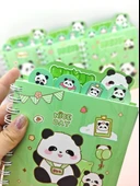 Sevimli Panda Ayraçlı A5 Not Defteri (14x18 cm) - Panda ve Bambu thumbnail 4