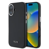 TUMI iPhone 16 Kılıf TUMI Orjinal Lisanslı M-safe Şarj Özellikli Metal Yazı Logolu PU Deri Kapak - 3