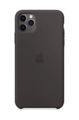 Apple Iphone 11 Pro Uyumlu Silicon Case - Black thumbnail 1
