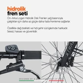 Stradacycles E-Vivo Hidrolik Disk Gizli Batarya 28 Jant Elektrikli Şehir Bisikleti - 4