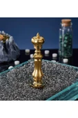Mum Mühür Damga Kolu Premium Metal Kraliyet Tacı Parlak Altın thumbnail 4