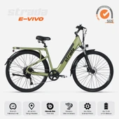 Stradacycles E-Vivo Hidrolik Disk Gizli Batarya 28 Jant Elektrikli Şehir Bisikleti - 3