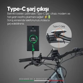 Stradacycles E-Vivo Hidrolik Disk Gizli Batarya 28 Jant Elektrikli Şehir Bisikleti - 12