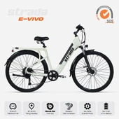 Stradacycles E-Vivo Hidrolik Disk Gizli Batarya 28 Jant Elektrikli Şehir Bisikleti - 2