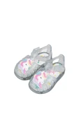İgor Tobby Unicornio Trans Glitter/Şefaf Simli Çocuk Sandalet - 4