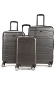 Fossil Unisex Büyük - Orta - Kabin Boy 3'lü Valiz Seti Antrasit 123X - 2