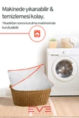 8 Adet Klimax Turuncu Serisi Kılıflı Fermuarlı Klimali Antialerjik Silikon Nano Elyaf Yastık 50x70cm - 6