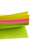 Noki Memo Stick Notes 75x75 mm Küp Neon Yapışkanlı Not Kağıdı 100 Yaprak 12042 - 3
