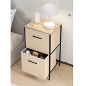 Çocuk 2 Çekmeceli Orta Boy Komodin Sehpa Çam 1610 - 3