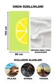 Modern Desenli Plaj Deniz Havlusu Peştemal 80x160 CM Aqua55 RENKLİ 80 X 160 - 2