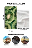 Modern Desenli Plaj Deniz Havlusu Peştemal 80x160 CM Aqua47 RENKLİ 80 X 160 - 2