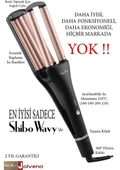 ShiboWavy 4 Ayarlı Siyah Wag Saç Maşası - 5