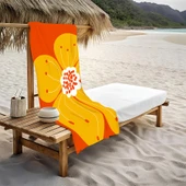 Modern Desenli Plaj Deniz Havlusu Peştemal 80x160 CM Aqua46 RENKLİ 80 X 160 - 1