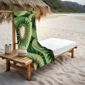 Modern Desenli Plaj Deniz Havlusu Peştemal 80x160 CM Aqua47 RENKLİ 80 X 160 - 1