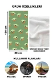 Dekoratif Modern Desenli Plaj Deniz Havlusu Peştamal 80x160 CM PSM07 RENKLİ 80 X 160 - 2