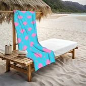 Modern Desenli Plaj Deniz Havlusu Peştemal 80x160 CM Aqua12 RENKLİ 80 X 160 - 1