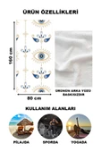 Dekoratif Modern Desenli Plaj Deniz Havlusu Peştamal 80x160 CM LION14 RENKLİ 80 X 160 - 2