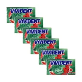 Vivident 45 dk Cüzdan Sakız Karpuz Aromalı 26 gr x 6 Adet - 1