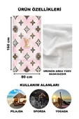 Dekoratif Modern Desenli Plaj Deniz Havlusu Peştamal 80x160 CM LUX46 RENKLİ 80 X 160 - 2