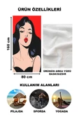 Dekoratif Modern Desenli Plaj Deniz Havlusu Peştamal 80x160 CM TRL01 RENKLİ 80 X 160 - 2