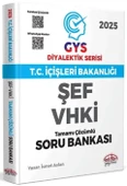 Data Yayınları 2025 GYS İçişleri Bakanlığı Şef VHKİ Soru Bankası - 2