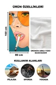 Dekoratif Modern Desenli Plaj Deniz Havlusu Peştamal 80x160 CM TRL07 RENKLİ 80 X 160 - 2