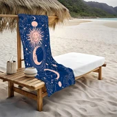 Dekoratif Modern Desenli Plaj Deniz Havlusu Peştamal 80x160 CM FI007 RENKLİ 80 X 160 - 1
