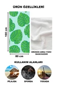Modern Desenli Plaj Deniz Havlusu Peştemal 80x160 CM Aqua68 RENKLİ 80 X 160 - 2