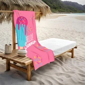 Modern Desenli Plaj Deniz Havlusu Peştemal 80x160 CM Aqua36 RENKLİ 80 X 160 - 1