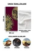 Dekoratif Modern Desenli Plaj Deniz Havlusu Peştamal 80x160 CM FI006 RENKLİ 80 X 160 - 2