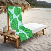 Modern Desenli Plaj Deniz Havlusu Peştemal 80x160 CM Aqua68 RENKLİ 80 X 160 - 1