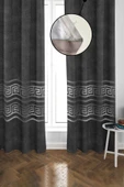 Blackout Işık Geçirmez Karartma Yüksek Kalite Fon Perde 140 x 270 RENKLİ 140 X 270 - 1