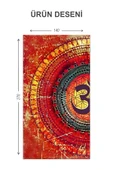 Blackout Işık Geçirmez Karartma Yüksek Kalite Modern Desenli 2 Kanat Fon Perde 140 x 270 Nes Serisi Nes03 RENKLİ 140 X 270 - 2