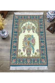 Dijital Baskı Kaymaz Taban Yıkanabilir Püsküllü Seccade RENKLİ 70 X 110 - 2