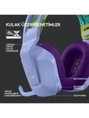 Logitech G733 Lightspeed Lila RGB 7.1 Kablosuz Kulak Üstü Oyuncu Kulaklığı Teşhir - 5