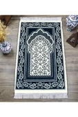 Dijital Baskı Kaymaz Taban Yıkanabilir Püsküllü Seccade RENKLİ 70 X 110 - 2
