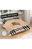 Dekoratif Modern Desenli %100 Bambu Kumaşlı Battaniye RENKLİ 200 X 225 - 1