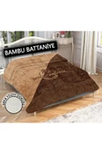 Dekoratif Modern Desenli %100 Bambu Kumaşlı Battaniye RENKLİ 200 X 225 - 1