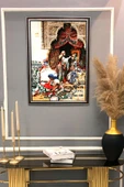 Düğüne Hazırlık Tablosu Portresi 50x70CM RENKLİ 50 X 70 - 2
