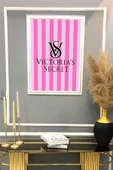 Dekoratif Modern Çerçeveli Victoria Secret Desenli Duvar Tablosu 50x70 CM RENKLİ 50 X 70 - 2
