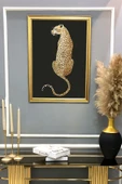 Dekoratif Modern Desenli Çerçeveli Tablo Duvar Tablosu 50x70cm RENKLİ 50 X 70 - 2