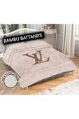 Dekoratif Modern Desenli %100 Bambu Kumaşlı Battaniye RENKLİ 200 X 225 - 1