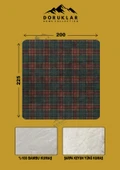 Dekoratif Modern Yılbaşı Desenli %100 Bambu Kumaşlı Battaniye RENKLİ 200 X 225 - 2
