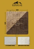 Dekoratif Modern Desenli %100 Bambu Kumaşlı Battaniye RENKLİ 200 X 225 - 2