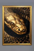 Dekoratif Modern Desenli Çerçeveli Tablo Duvar Tablosu 50x70cm RENKLİ 50 X 70 - 1
