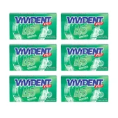 Vivident 45 dk Cüzdan Sakız Yeşil Naneli 26 gr x 6 Adet - 1