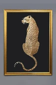 Dekoratif Modern Desenli Çerçeveli Tablo Duvar Tablosu 50x70cm RENKLİ 50 X 70 - 1
