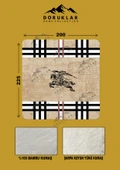 Dekoratif Modern Desenli %100 Bambu Kumaşlı Battaniye RENKLİ 200 X 225 - 2