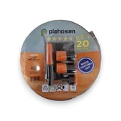 Plahosan 1/2 inç Lüks PVC Bahçe Hortum Seti 20 mt - 1